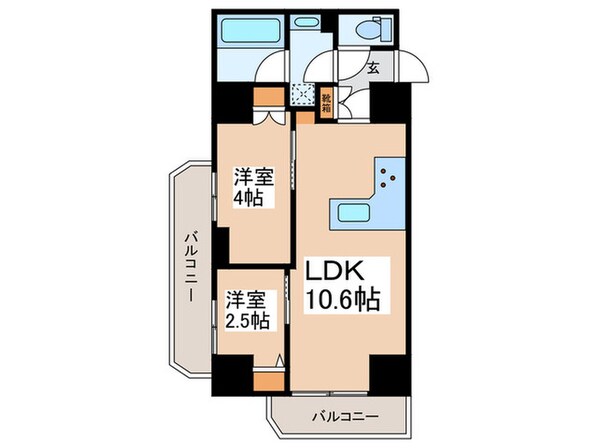 LUMIEC　ASAKUSAの物件間取画像